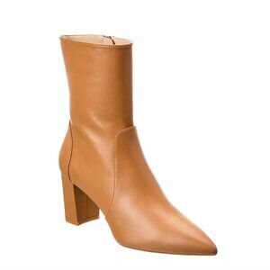 STUART WEITZMAN Renegade Point Toe Leather Ankle Boots - NEW!